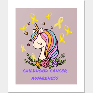 childhood cancer awareness Posters and Art